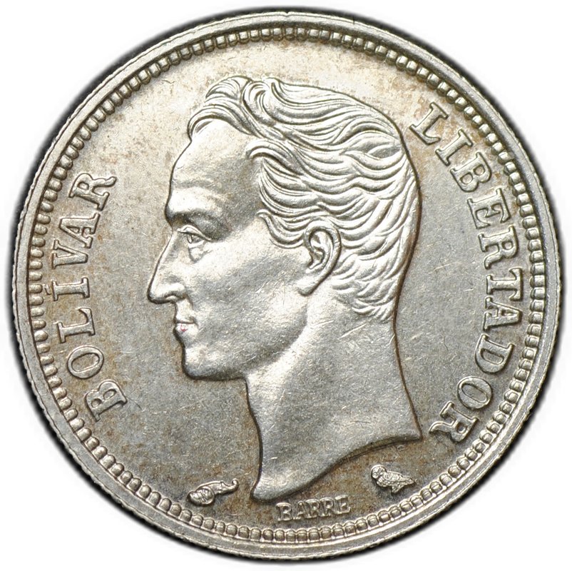 Монета 50 сентимо 1960 Венесуэла