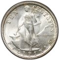 Монета 10 сентаво 1945 Администрация США Филиппины