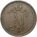 Монета 10 пенни 1907 Русская Финляндия