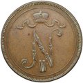 Монета 10 пенни 1897 Русская Финляндия