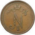 Монета 10 пенни 1897 Русская Финляндия