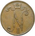 Монета 5 пенни 1905 Русская Финляндия