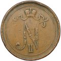 Монета 10 пенни 1909 Русская Финляндия