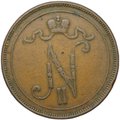 Монета 10 пенни 1897 Русская Финляндия