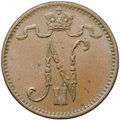 Монета 1 пенни 1905 Русская Финляндия