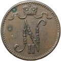 Монета 1 пенни 1899 Русская Финляндия