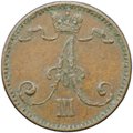 Монета 1 пенни 1894 Русская Финляндия