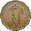 Монета 10 пенни 1916 Русская Финляндия