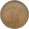 Монета 10 пенни 1912 Русская Финляндия