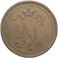 Монета 10 пенни 1907 Русская Финляндия