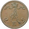 Монета 1 пенни 1894 Русская Финляндия