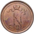 Монета 10 пенни 1905 Русская Финляндия
