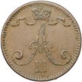 Монета 1 пенни 1892 Русская Финляндия