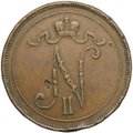 Монета 10 пенни 1910 Русская Финляндия