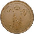Монета 10 пенни 1916 Русская Финляндия