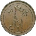 Монета 10 пенни 1912 Русская Финляндия