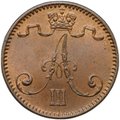 Монета 1 пенни 1893 Русская Финляндия
