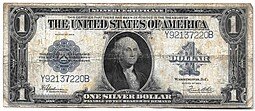 фото для Банкнота 1 доллар 1923 Серебряный сертификат США  Аверс