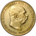 Монета 100 крон 1909 Австрия
