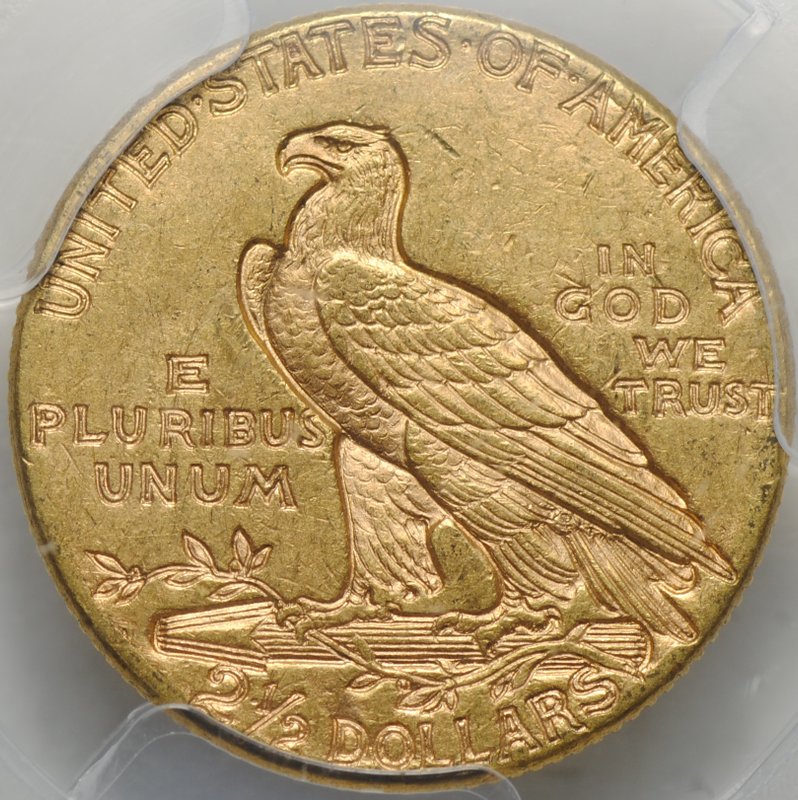 Монета 2 1/2 доллара 1925 D США слаб PCGS MS 62