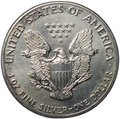 Монета 1 доллар 1989 Шагающая свобода серебряный орёл США