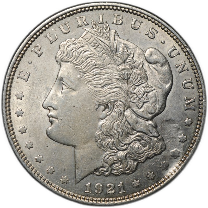 Монета 1 доллар 1921 Моргана Филадельфия США