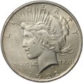 Монета 1 доллар 1922 Мирный Филадельфия США