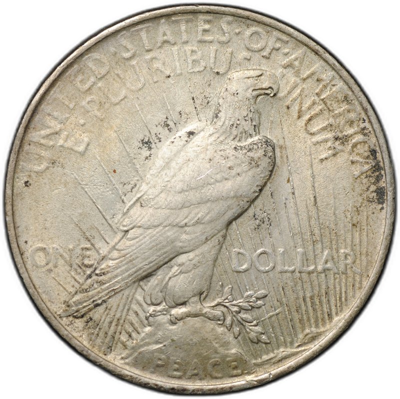 Монета 1 доллар 1922 Мирный Филадельфия США