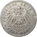 Монета 5 марок 1907 А Пруссия Германия