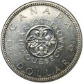 Монета 1 доллар 1964 100 лет Квебекской конференции в Шарлоттауне Канада