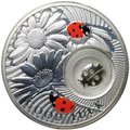 Монета 1 доллар 2011 Удача Божья коровка Ниуэ