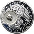 Монета 1 доллар 2011 Удача Божья коровка Ниуэ