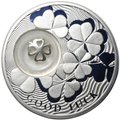 Монета 1 доллар 2010 Удача - Четырехлистный клевер Ниуэ