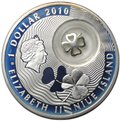 Монета 1 доллар 2010 Удача - Четырехлистный клевер Ниуэ