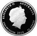 Монета 50 центов 2010 Морская жизнь Риф - Мурена Австралия