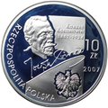 Монета 10 злотых 2007 Конрад Коженёвский 150 лет со дня рождения Корабль Польша