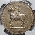 Монета 1 доллар 1900 Возведение памятника Лафайет США слаб NGC MS 61