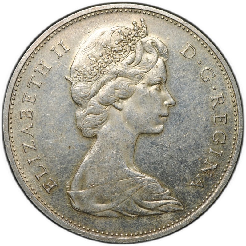 Монета 1 доллар 1965 Канада