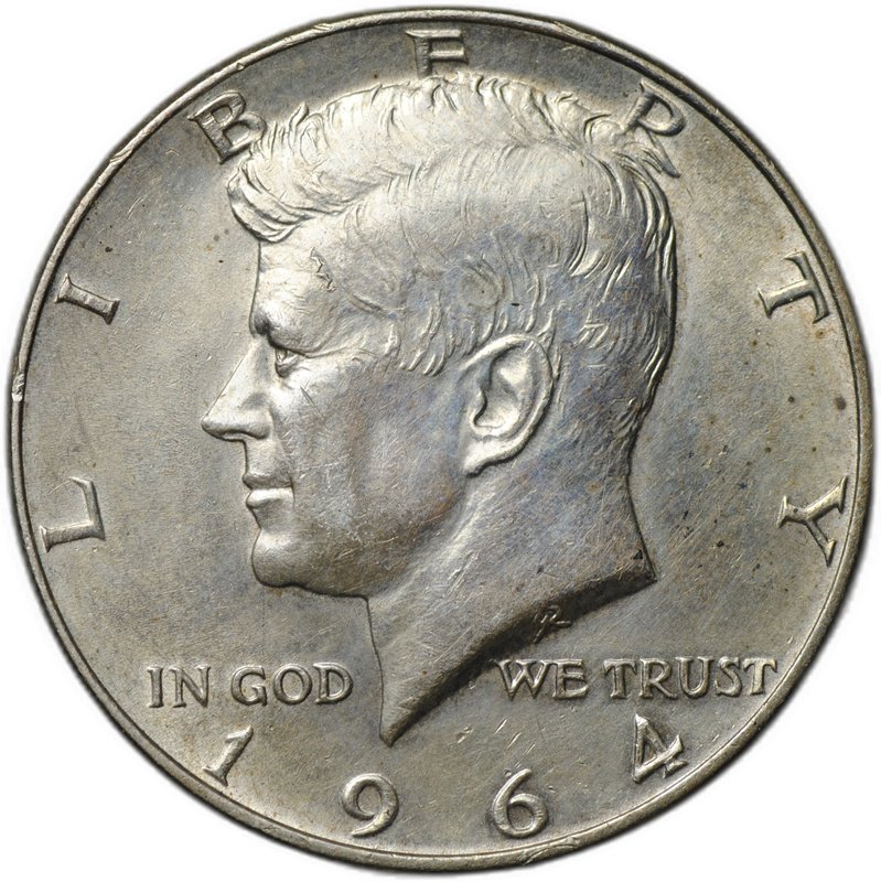 Монета 50 центов (1/2 доллара) 1964 D Денвер США