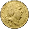 Монета 20 франков 1818 А Франция