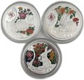 Набор 20 квача 2011 Год кролика Китайский гороскоп Малави 3 монеты