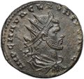 Монета Антониниан 268-270 Клавдий II Готский Фортуна Римская Империя