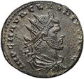 Монета Антониниан 268-270 Клавдий II Готский Фортуна Римская Империя