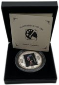 Монета 20 долларов 2014 Шедевры Искусства Девушка с жемчужной серёжкой Ян Вермеер Острова Кука