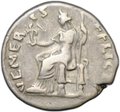 Монета Денарий 137-138 Адриан Венера Римская Империя