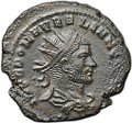 Монета Антониниан 268-270 Клавдий II Готский Фортуна Римская Империя