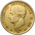 Монета 40 лир 1811 M Наполеоновская Италия