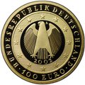 Монета 100 евро 2002 A Введение евро Германия