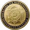 Монета 100 евро 2002 J Введение евро Германия