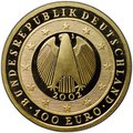 Монета 100 евро 2002 J Введение евро Германия